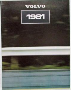 1981 Volvo Full Line 343 240 and 260 Series Sales Brochure - UK Market