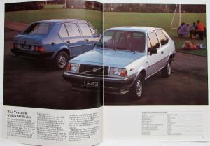 1981 Volvo Full Line 343 240 and 260 Series Sales Brochure - UK Market
