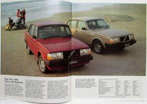 1981 Volvo Full Line 343 240 and 260 Series Sales Brochure - UK Market