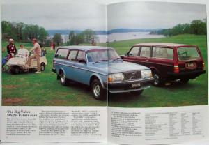 1981 Volvo Full Line 343 240 and 260 Series Sales Brochure - UK Market