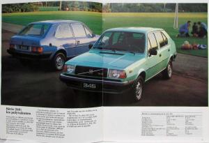 1981 Volvo Full Line 343 240 and 260 Series Sales Brochure - French Text