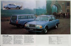 1981 Volvo Full Line 343 240 and 260 Series Sales Brochure - French Text