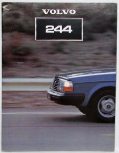 1981 Volvo 244 Sales Brochure - UK Market