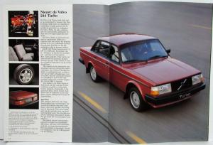 1981 Volvo 240 Series Sales Brochure - Dutch Text