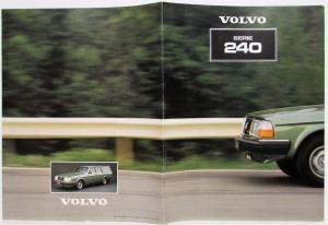 1981 Volvo 240 Series Sales Brochure - Dutch Text