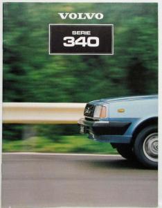 1981 Volvo 340 Series Sales Brochure - Dutch Text