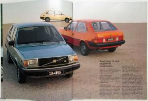 1981 Volvo 340 Series Sales Brochure - Dutch Text