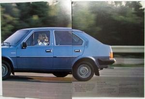1981 Volvo 340 Series Sales Brochure - Swedish Text