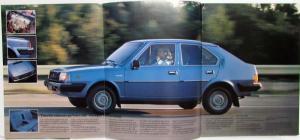 1981 Volvo 340 Series Sales Brochure - Swedish Text