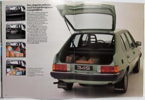 1981 Volvo 340 Series Sales Brochure - Swedish Text