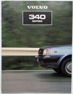 1981 Volvo 340 Series Sales Brochure - UK Market - RHD