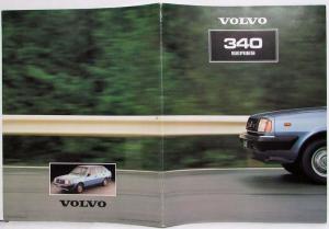 1981 Volvo 340 Series Sales Brochure - UK Market - RHD