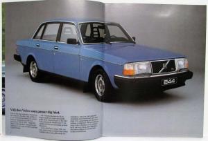 1981 Volvo 240 Series Sales Brochure - Swedish Text