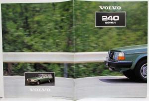 1981 Volvo 240 Series Sales Brochure - Swedish Text