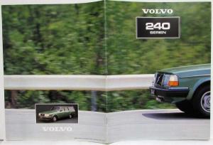 1981 Volvo 240 Series Sales Brochure - Swedish Text