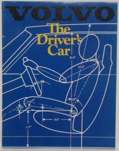 1981 Volvo The Drivers Car Sales Brochure