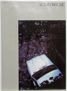 1983 Volvo 760 GLE Tri-fold Sales Brochure