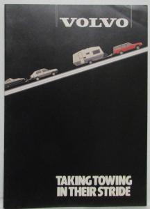 1983 Volvo Taking Towing in Their Stride Sales Brochure - UK Market