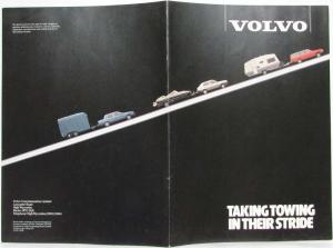 1983 Volvo Taking Towing in Their Stride Sales Brochure - UK Market