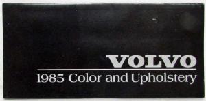 1985 Volvo Color and Upholstery Sales Brochure