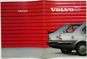 1986 Volvo 340 and 360 Sales Brochure - Dutch Text