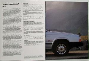 1987 Volvo 740 Sales Brochure - UK Market