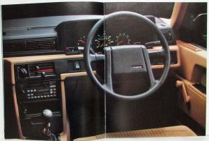 1987 Volvo 740 Sales Brochure - UK Market