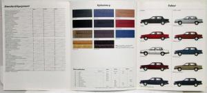 1987 Volvo 740 Sales Brochure - UK Market