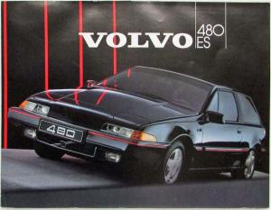 1988 Volvo 480 ES Sales Folder - Swedish Text