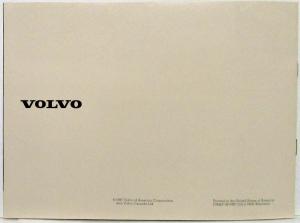 1988 Volvo New Car Warranties Brochure
