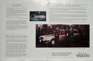 1980-1989 Volvo of Boston Promotional Sales Folder