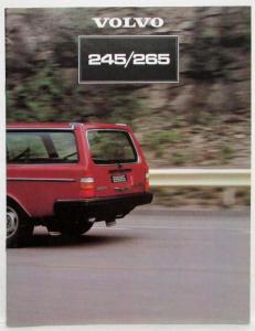 1981 Volvo 245/265 Sales Brochure - UK Market