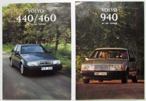 1994 Volvo 440/460 and 940 Sales Folders - Swedish Text