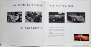 1993-2006 Wiesmann Roadster MF 28 MF 3 Sales Brochure - French Text