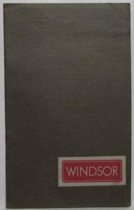 1924-1928 Windsor 10-15 HP Sales Brochure - 4-Seater Coupe Chassis 2-Seater