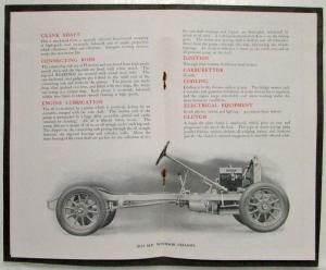 1924-1928 Windsor 10-15 HP Sales Brochure - 4-Seater Coupe Chassis 2-Seater