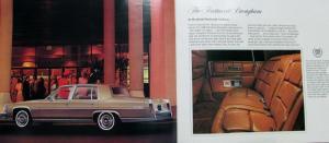 1980 Cadillac Fleetwood Deville Seville Eldorado Limo Prestige Sales Brochure