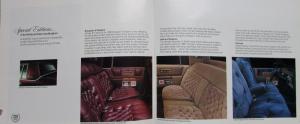 1980 Cadillac Fleetwood Deville Seville Eldorado Limo Prestige Sales Brochure