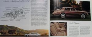 1980 Cadillac Fleetwood Deville Seville Eldorado Limo Prestige Sales Brochure