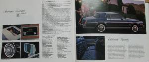 1980 Cadillac Fleetwood Deville Seville Eldorado Limo Prestige Sales Brochure