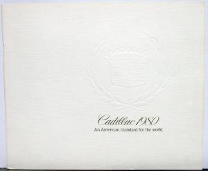 1980 Cadillac Fleetwood Deville Seville Eldorado Limo Prestige Sales Brochure