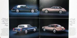 1983 Cadillac DeVille Fleetwood Brougham Limo Eldorado Seville Sales Brochure XL