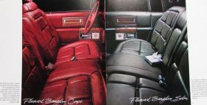 1983 Cadillac DeVille Fleetwood Brougham Limo Eldorado Seville Sales Brochure XL