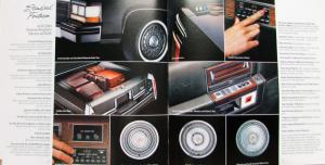 1983 Cadillac DeVille Fleetwood Brougham Limo Eldorado Seville Sales Brochure XL
