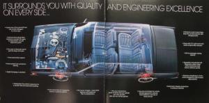 1985 Cadillac Fleetwood DeVille Sales Brochure Specs Features Oversize Original