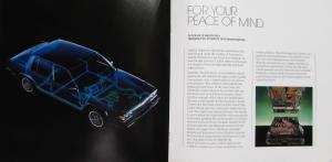 1985 Cadillac Fleetwood DeVille Sales Brochure Specs Features Oversize Original