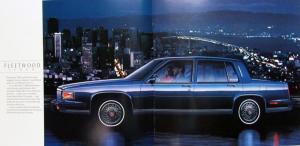 1986 Cadillac DeVille Fleetwood 75 Limo Specs Features Sales Brochure Oversized