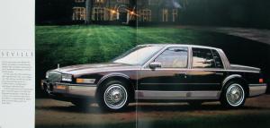 1986 Cadillac Seville Elegante Specification Feature Sale Brochure Oversize Orig
