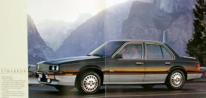 1986 Cadillac Cimarron Specifications Features Sales Brochure Oversize Original
