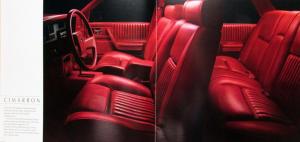 1986 Cadillac Cimarron Specifications Features Sales Brochure Oversize Original